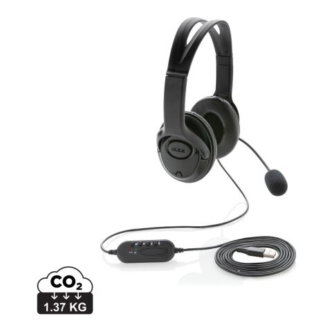 Over-ear headset med kabel