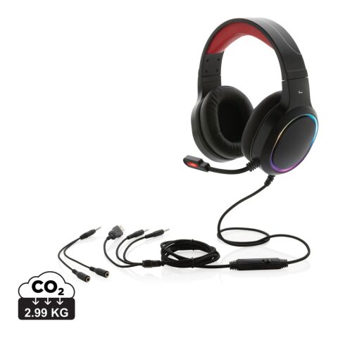 RGB gaming headset svart | Inget reklamtryck | Inte tillgängligt | Inte tillgängligt