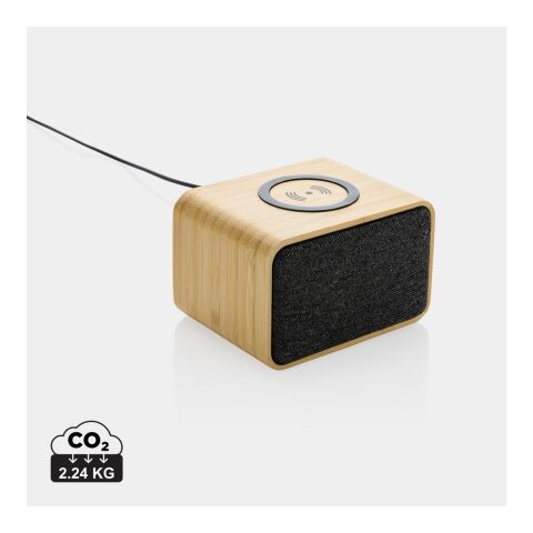 3W trådlös högtalare RCS Rplast FSC® bambu brun | Inget reklamtryck | Inte tillgängligt | Inte tillgängligt | Inte tillgängligt