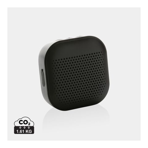Soundbox 3W högtalare RCS återvunnen plast svart | Inget reklamtryck | Inte tillgängligt | Inte tillgängligt