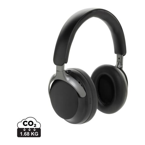 Soundpro RCS ANC-hörlurar i återvunnen plast svart | Inget reklamtryck | Inte tillgängligt | Inte tillgängligt