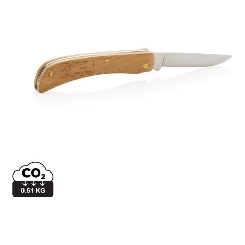 Kniv i FSC® trä brun | Inget reklamtryck | Inte tillgängligt | Inte tillgängligt