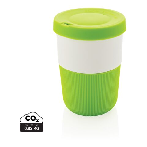PLA cup coffee to go 380ml grön | Inget reklamtryck | Inte tillgängligt | Inte tillgängligt