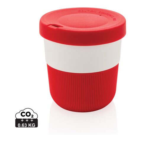 PLA cup coffee to go 280ml röd | Inget reklamtryck | Inte tillgängligt | Inte tillgängligt