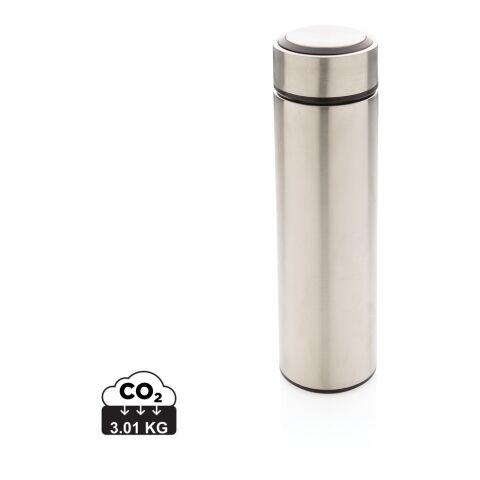 Vakuumflaska i stainless steel med lock i borstad metall silver | Inget reklamtryck | Inte tillgängligt | Inte tillgängligt