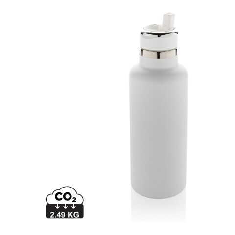 Hydro vakuumflaska med pip RCS återvunnen stainless steel vit | Inget reklamtryck | Inte tillgängligt | Inte tillgängligt