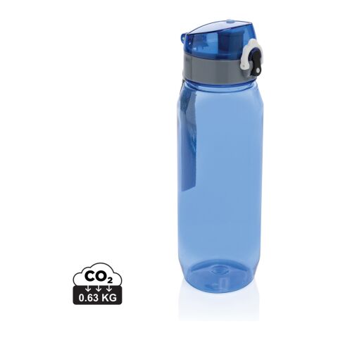 Yide läckagesäker låsbar vattenflaska 800ml RCS PET blå | Inget reklamtryck | Inte tillgängligt | Inte tillgängligt