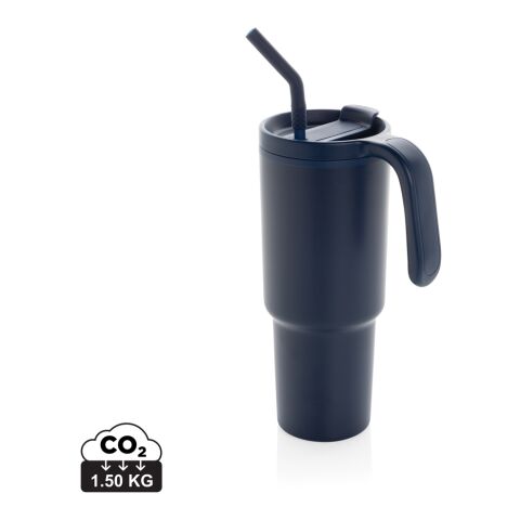 Graphic 360 RCS-certifierad tumbler i återvunnet stål 900 ml marinblå | Inget reklamtryck | Inte tillgängligt | Inte tillgängligt