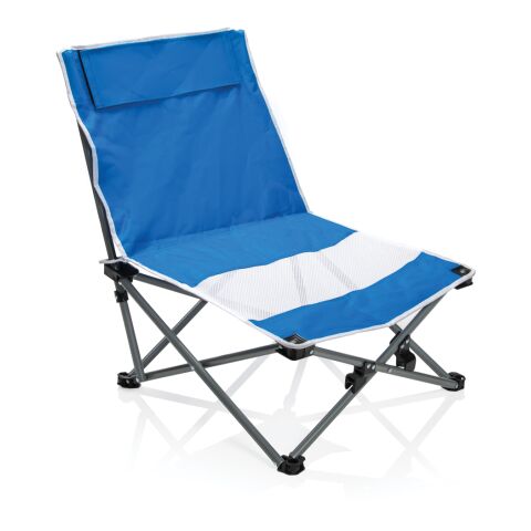 Hopvikbar strandstol i fodral blå | Inget reklamtryck | Inte tillgängligt | Inte tillgängligt | Inte tillgängligt