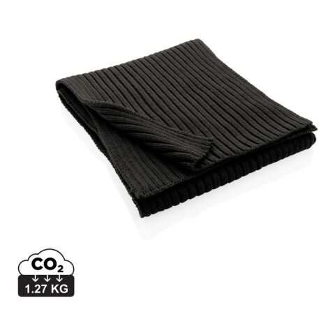 Impact AWARE™ Polylana®stickad halsduk 180x25cm svart | Inget reklamtryck | Inte tillgängligt | Inte tillgängligt | Inte tillgängligt