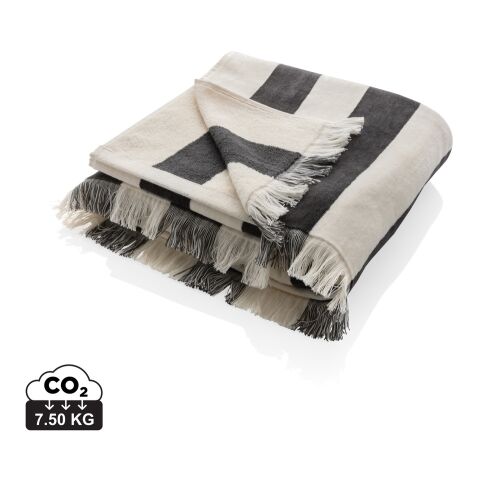 Ukiyo Yukari AWARE™ XL strandhandduk 100x180cm stenkol