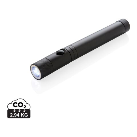 Teleskoplampa med magnet