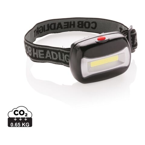 Pannlampa med COB LED svart | Inget reklamtryck | Inte tillgängligt | Inte tillgängligt