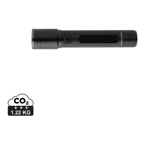 Gear X USB-återuppladdningsbar ficklampa RCS aluminium svart | Inget reklamtryck | Inte tillgängligt | Inte tillgängligt