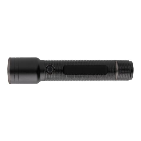 Gear X USB-återuppladdningsbar stor ficklampa RCS aluminium svart | Inget reklamtryck | Inte tillgängligt | Inte tillgängligt