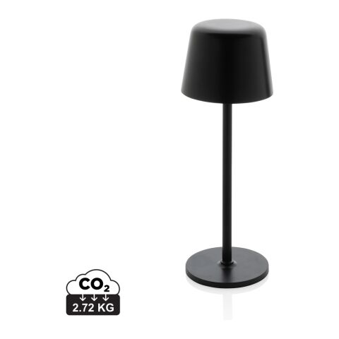 Zenic RCS återvunnen plast USB laddningsbar bordslampa svart | Inget reklamtryck | Inte tillgängligt | Inte tillgängligt
