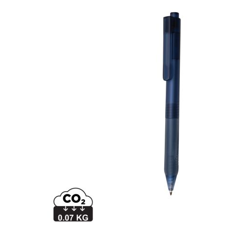 X9 frostad penna med silikongrepp marinblå | Inget reklamtryck | Inte tillgängligt | Inte tillgängligt