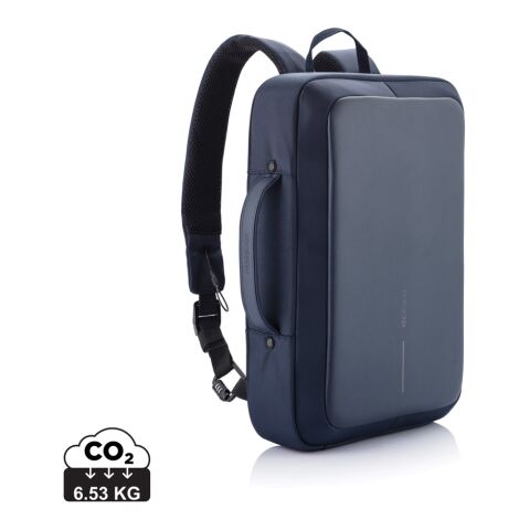 Bobby Bizz anti-ficktjuv ryggsäck &amp; laptopväska blå-svart | M | Inget reklamtryck | Inte tillgängligt | Inte tillgängligt | Inte tillgängligt