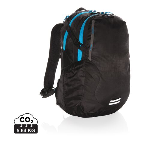 Explorer ribstop medium hikingryggsäck 26L PVC-fri svart-blå | Inget reklamtryck | Inte tillgängligt | Inte tillgängligt | Inte tillgängligt