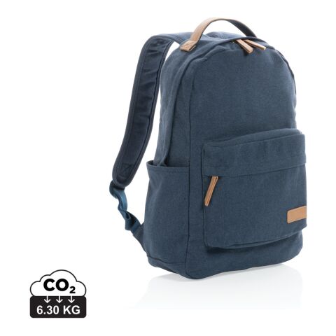 Impact AWARE™ ryggsäck i 16 oz. återvunnen canvas blå