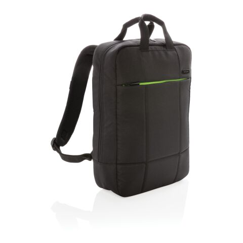 Soho business RPET 15.6&quot; laptopryggsäck PVC-fri svart-grön | Inget reklamtryck | Inte tillgängligt | Inte tillgängligt