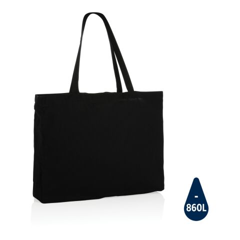 Impact AWARE™ shoppingkasse m. bälg, återvunnen bomull 145gr