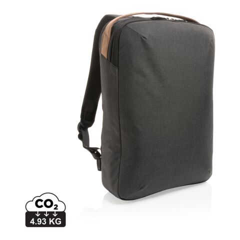 Impact AWARE™ 300D two tone lyxig 15.6" laptopryggsäck svart | Inget reklamtryck | Inte tillgängligt | Inte tillgängligt