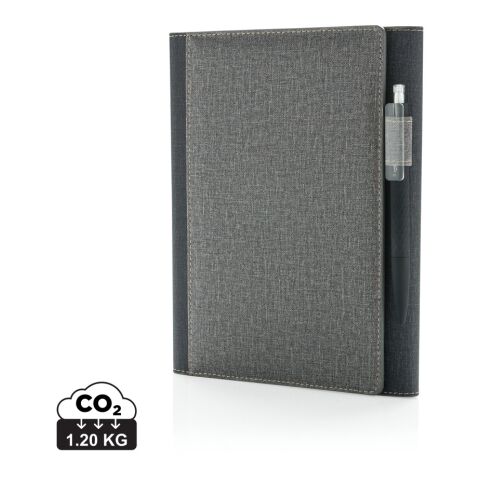 A5 Deluxe fodral för anteckningsbok grå | Inget reklamtryck | Inte tillgängligt | Inte tillgängligt