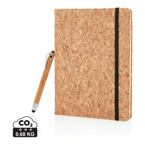 Cork A5 anteckningsbok brun | Inget reklamtryck | Inte tillgängligt | Inte tillgängligt