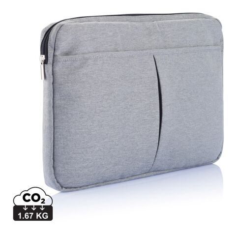 Laptop sleeve 15” PVC fri grå | Inget reklamtryck | Inte tillgängligt | Inte tillgängligt | Inte tillgängligt