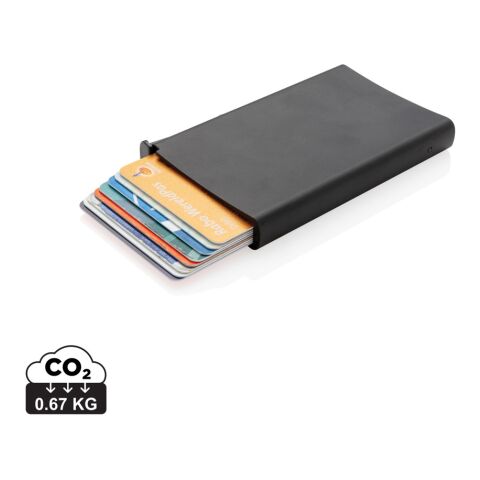 Standard aluminium RFID korthållare svart | Inget reklamtryck | Inte tillgängligt | Inte tillgängligt