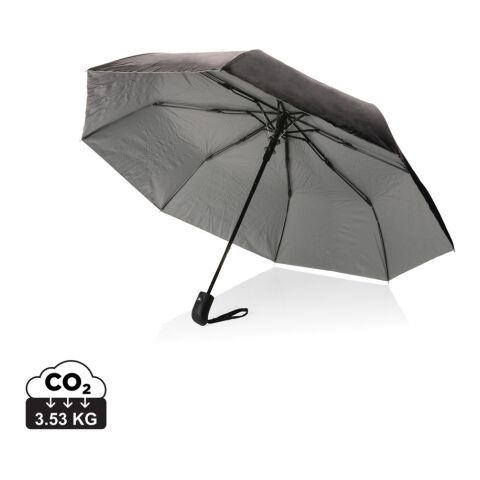 21&quot; Impact AWARE™ RPET 190T Pongee paraply, 2 färger silver | Inget reklamtryck | Inte tillgängligt | Inte tillgängligt
