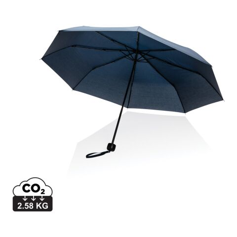 20.5" Impact AWARE™ RPET 190T paraply marinblå