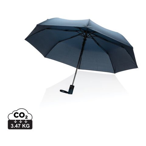 21" Impact AWARE™ RPET 190T auto open paraply marinblå | Inget reklamtryck | Inte tillgängligt | Inte tillgängligt