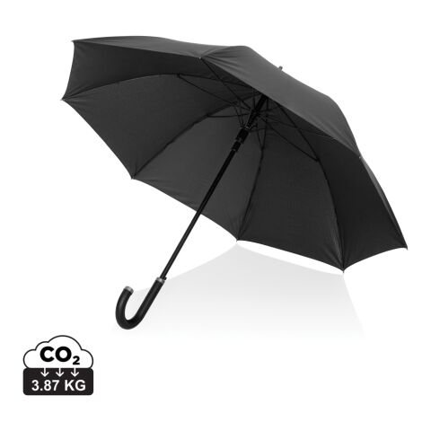 Swiss Peak Vero Aware™ RPET 25” paraply med lyxigt handtag svart | Inget reklamtryck | Inte tillgängligt | Inte tillgängligt