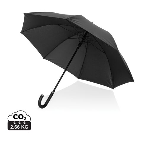 Swiss Peak Vero Aware™ RPET 25” paraply med lyxigt handtag svart | Inget reklamtryck | Inte tillgängligt | Inte tillgängligt