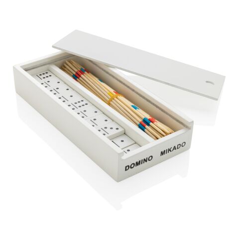 FSC® Mikado (plockepinn) / domino i trälåda