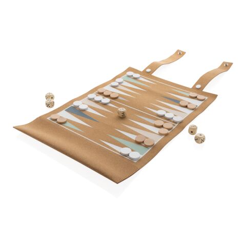 Britton kork hopvikbart backgammon och dam-spel