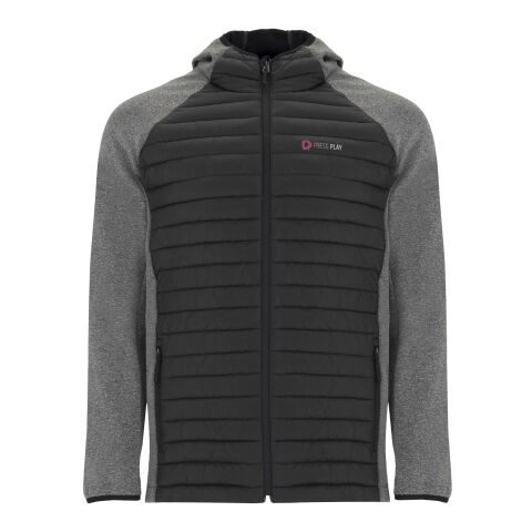 Minsk unisex isolerad hybridjacka Standard | Svart-Svartmelerad | L | Inget reklamtryck | Inte tillgängligt | Inte tillgängligt