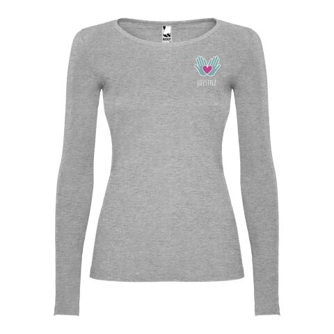 Extreme långärmad T-shirt för dam Marl Grey | M