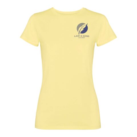 Fiyi kortärmad t-shirt för dam Standard | Gul | L | Inget reklamtryck | Inte tillgängligt | Inte tillgängligt | Inte tillgängligt