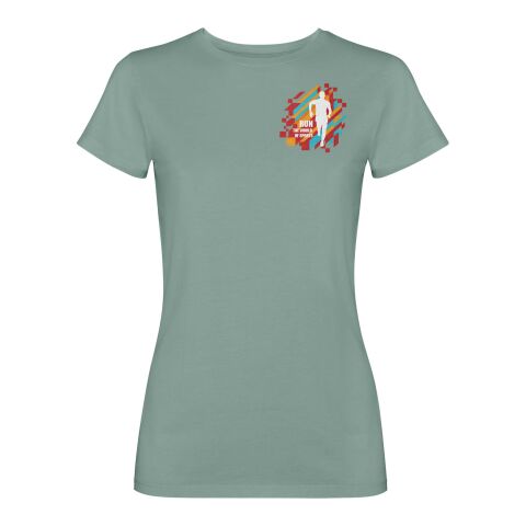 Fiyi kortärmad t-shirt för dam Mörkgrön | XL