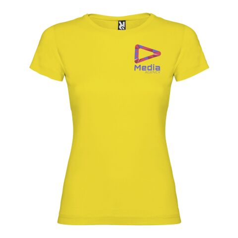 Jamaica kortärmad T-shirt för dam Standard | Gul | 2XL | Inget reklamtryck | Inte tillgängligt | Inte tillgängligt | Inte tillgängligt