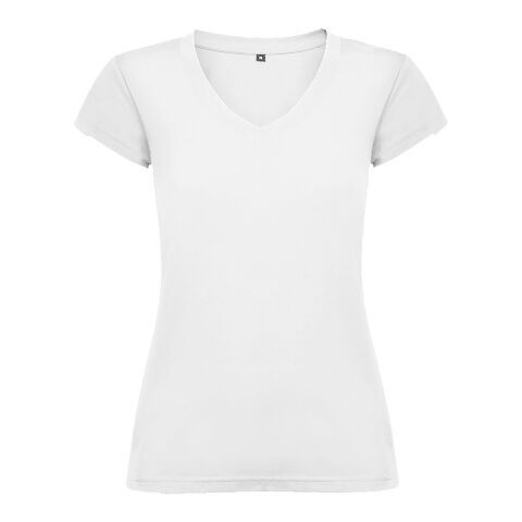Victoria kortärmad v-ringad T-shirt för dam