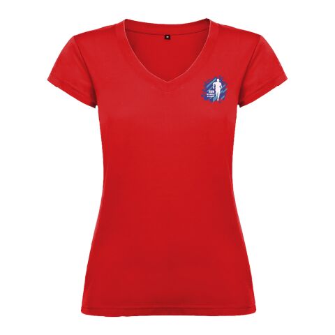 Victoria kortärmad v-ringad T-shirt för dam