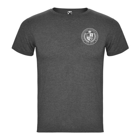 Fox kortärmad T-shirt för herr Svartmelerad | XL