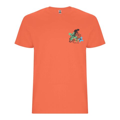 Stafford kortärmad T-shirt för herr Korall | XL