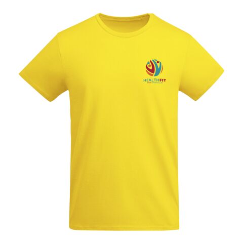 Breda kortärmad T-shirt för herr Standard | Gul | XL | Inget reklamtryck | Inte tillgängligt | Inte tillgängligt | Inte tillgängligt
