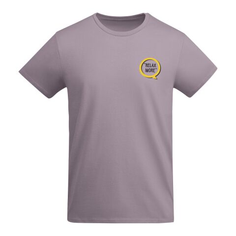 Breda kortärmad T-shirt för herr Lavendel | XL