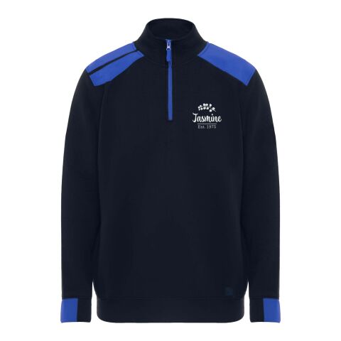 Maverick 280 g/m2 herrtröja med halv dragkedja Standard | Navy Blue-Kungsblå | 3XL | Inget reklamtryck | Inte tillgängligt | Inte tillgängligt | Inte tillgängligt